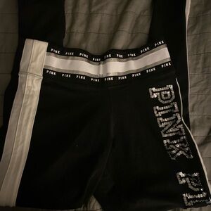 PINK Victoria's Secret Black Yoga Leggings